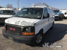 2011 GMC Savana G3500 Cargo Van Runs & Moves, Body & Rust Damage, Low Fuel