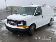 2013 GMC Savana G1500 AWD Cargo Van Runs & Moves, Body & Rust Damage,ABS Light On,Stability Control 