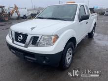 2015 Nissan Frontier Extended-Cab Pickup Truck Runs & Moves, Check Engine Light On, Body & Rust Dama