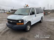 2007 Chevrolet Express G3500 Cargo Window Van Runs & Moves, Body & Rust Damage