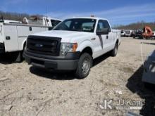 2014 Ford F150 4x4 Extended-Cab Pickup Truck Not Running, Condition Unknown, Rust Damage