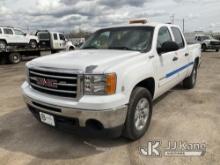 2013 GMC Sierra Hybrid 4x4 Crew-Cab Pickup Truck Runs & Moves, Body & Rust Damage, Stability Trac Li