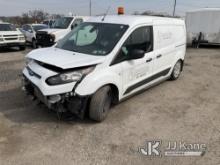 2018 Ford Transit Connect Mini Cargo Van Wrecked Air Bags Deployed, Runs & Moves, Air Bag Light On, 