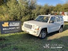 2010 Jeep Patriot 4x4 4-Door Sport Utility Vehicle Runs & Moves, Engine Light On, Body & Rust Damage