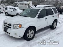 2010 Ford Escape Hybrid 4x4 4-Door Sport Utility Vehicle Runs & Moves, NO BRAKES, Engine Light On, R