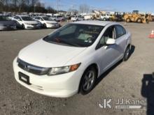 2012 Honda Civic 4-Door Sedan CNG Only) (Runs & Moves, Body & Rust Damage