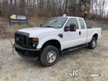 2010 Ford F250 4x4 Extended-Cab Pickup Truck Runs & Moves) (Rust Damage, Lift Gate Operates