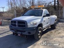 2009 Dodge RAM 3500 4x4 Dual Wheel Pickup Truck Runs & Moves, Body & Rust Damage, Check Engine Light