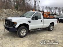 2008 Ford F250 4x4 Extended-Cab Pickup Truck Runs & Moves) (Check Engine & Airbag Lights On, Rust Da