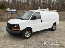 2014 GMC Savana G1500 AWD Cargo Van Runs & Moves) (Body & Rust Damage, Rear Bumper & Parts In Back, 