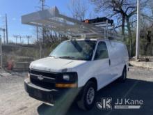 2009 Chevrolet Express G2500 Cargo Van Runs & Moves, Check Engine Light On, Body & Rust Damage