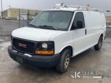 2013 GMC Savana G1500 AWD Cargo Van PER SELLER; ABS Issues, Runs & Moves, Body & Rust Damage