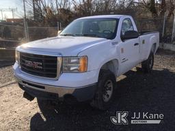 (Plymouth Meeting, PA) 2008 GMC Sierra 3500HD 4x4 Pickup Truck Runs & Moves, Check Engine Light On,