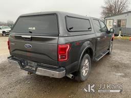 (Charlotte, MI) 2016 Ford F150 4x4 Crew-Cab Pickup Truck Runs, Moves