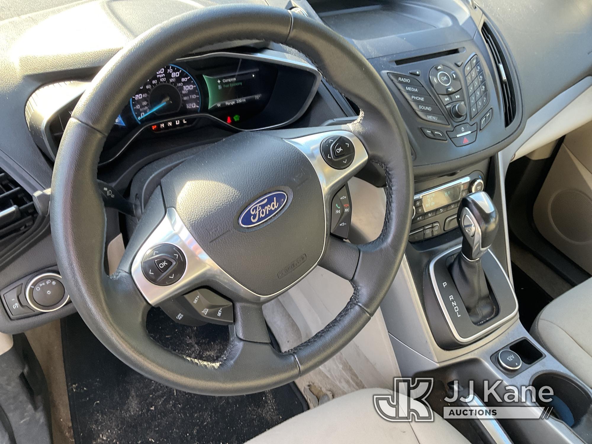 (Bellport, NY) 2016 Ford C-Max Hybrid 4-Door Hatch Back Runs & Moves, Stop Safely Warning On, Bad Ba