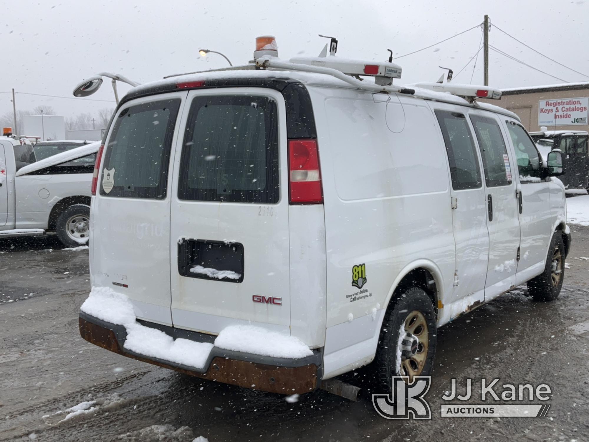 (Rome, NY) 2013 GMC Savana G1500 AWD Cargo Van Runs & Moves, Body & Rust Damage, Check Engine Light