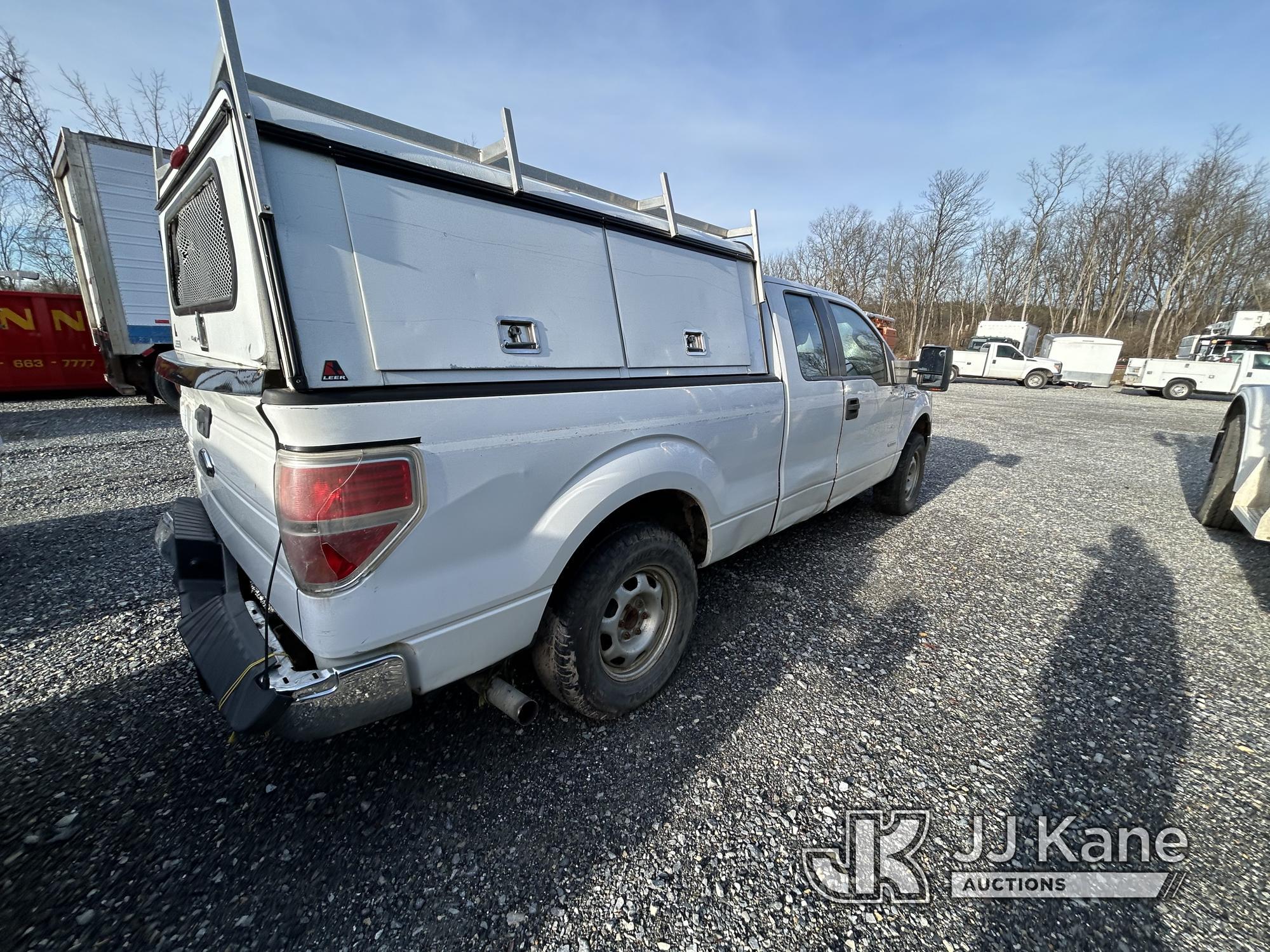 (Hagerstown, MD) 2014 Ford F150 4x4 Extended-Cab Pickup Truck Not Running, Missing Battery, Conditio