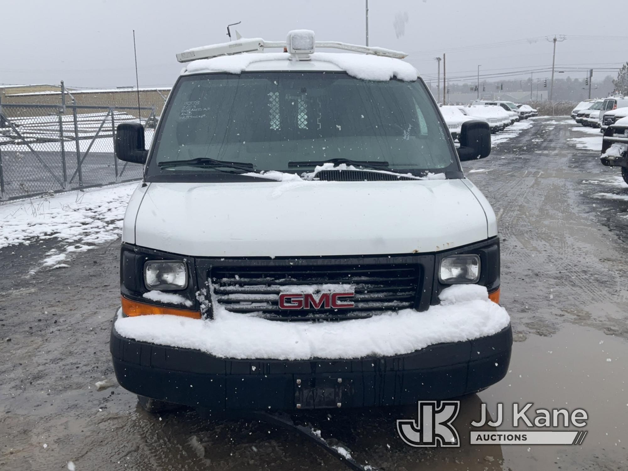 (Rome, NY) 2013 GMC Savana G1500 AWD Cargo Van Runs & Moves, Body & Rust Damage, Side Cargo Doors Do