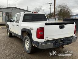 (Charlotte, MI) 2010 Chevrolet Silverado 1500 4x4 Crew-Cab Pickup Truck Runs, Moves, Rust, Body Dama