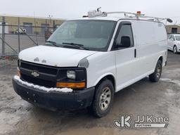 (Rome, NY) 2013 Chevrolet Express G1500 AWD Cargo Van Runs & Moves, Body & Rust Damage