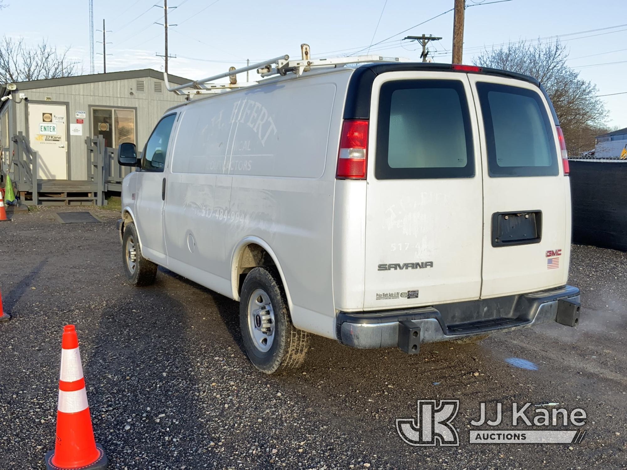 (Charlotte, MI) 2016 GMC Savana G1500 Cargo Van Runs, Moves, Engine Light, Service Traction Control,