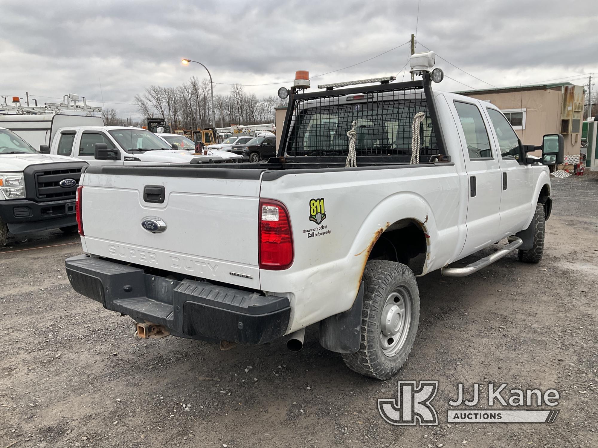 (Rome, NY) 2015 Ford F250 4x4 Crew-Cab Pickup Truck Runs & Moves, Body & Rust