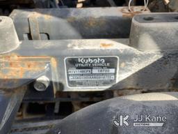 (Charlotte, MI) 2014 Kubota RTV-1140 CPX All-Terrain Vehicle Runs, Moves, Rust, Battery Light