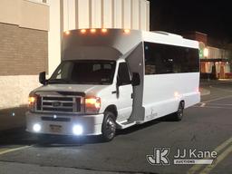 (Kingston, NY) 2014 Ford E450 Tiffany Coach Bus, (Rated As A Van, Non CDL) Runs & Moves) (Check Engi