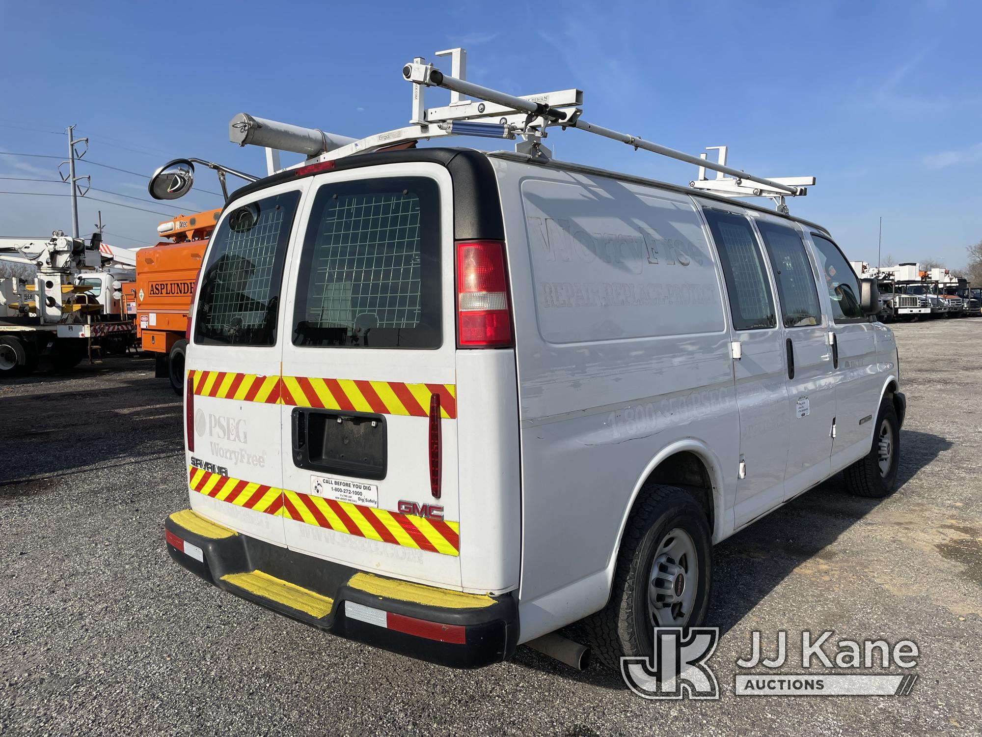 (Plymouth Meeting, PA) 2006 GMC Savana G2500 Cargo Van Runs & Moves, Stalls Out, Must Tow, Body & Ru