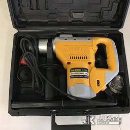 (Shrewsbury, MA) Huskie 11218 SDS hammer drill (New/Unused) NOTE: This unit is being sold AS IS/WHER
