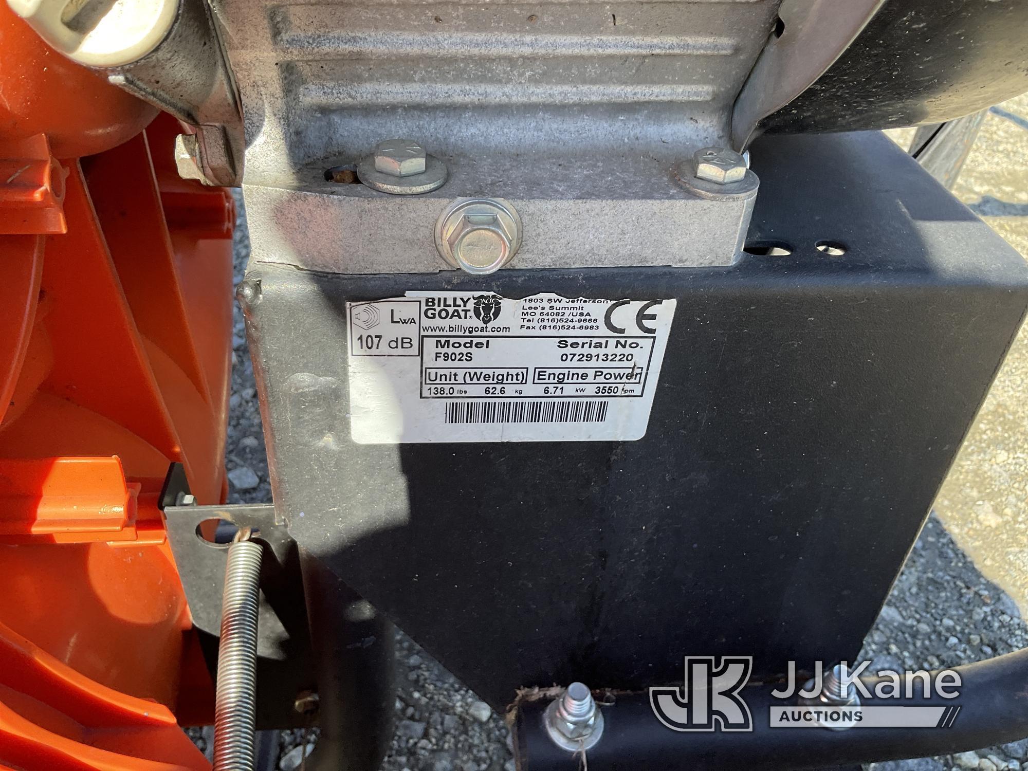 (Shrewsbury, MA) Billy Goat FS902 Walk Behind Blower (Runs) NOTE: This unit is being sold AS IS/WHER