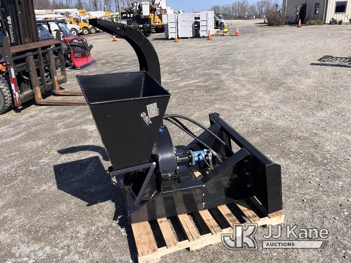 (Shrewsbury, MA) 2023 Mower King SSBX42S Skid Steer Hydraulic Wood Chipper (New/Unused) NOTE: This u