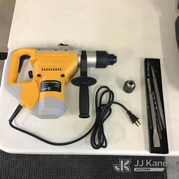 (Shrewsbury, MA) Huskie 11218 SDS hammer drill (New/Unused) NOTE: This unit is being sold AS IS/WHER