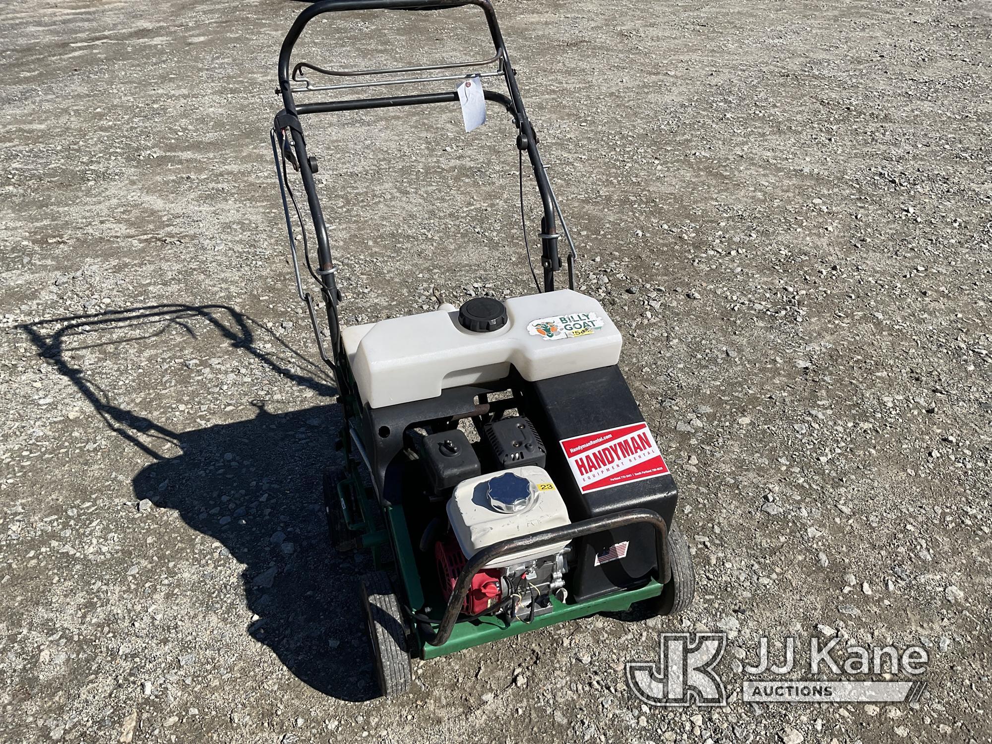 (Shrewsbury, MA) Billy Goat AE401H Walk Behind Aerator Runs