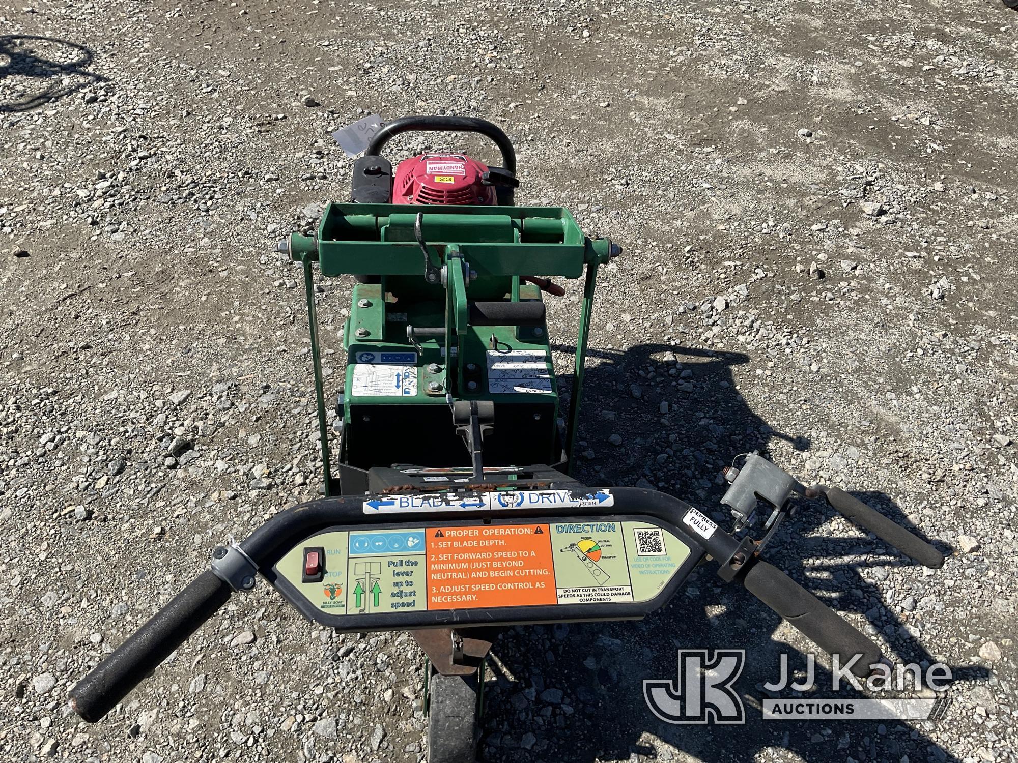 (Shrewsbury, MA) Billy Goat SC180H Hydro Drive Sod Cutter Runs