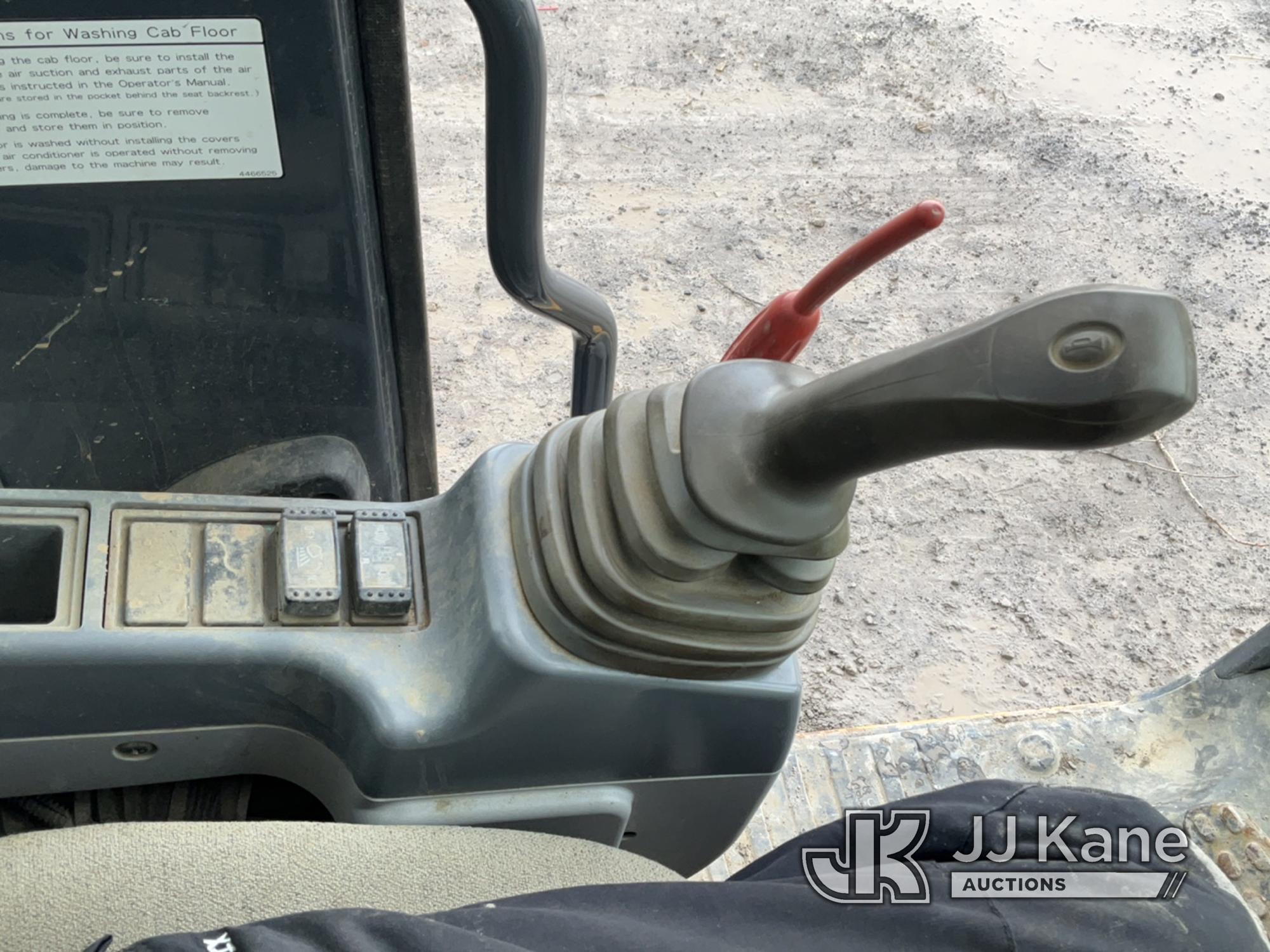 (Rome, NY) 2015 John Deere 135G Hydraulic Excavator Runs, Moves & Operates, Hand Grab Handle Damaged