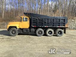 (Shrewsbury, MA) 1999 Mack RD690S T/A Dump Truck Runs, Moves & Dump Operates) (Rust Damage