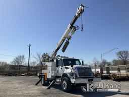 (Plymouth Meeting, PA) Terex/Telelect Commander C4047, Digger Derrick rear mounted on 2013 Internati