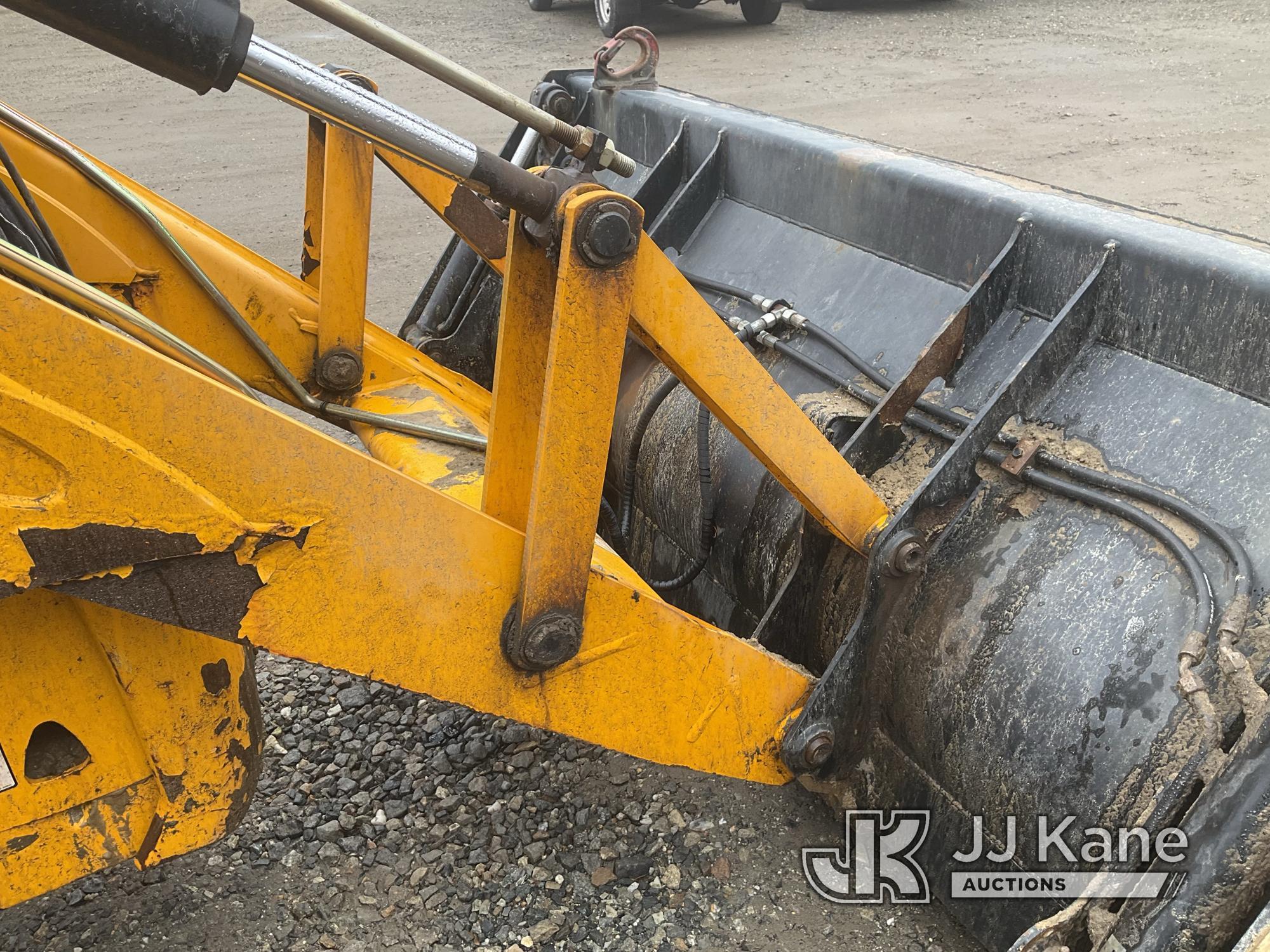 (Shrewsbury, MA) 2016 JCB 3CX-14 4x4 Tractor Loader Backhoe Runs, Moves & Operates) (Damaged Front G