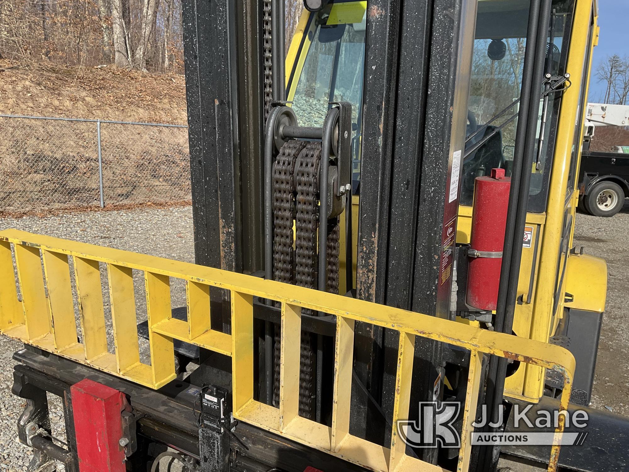 (Shrewsbury, MA) 2012 Hyster H155FT Rubber Tired Forklift Runs, Moves & Operates