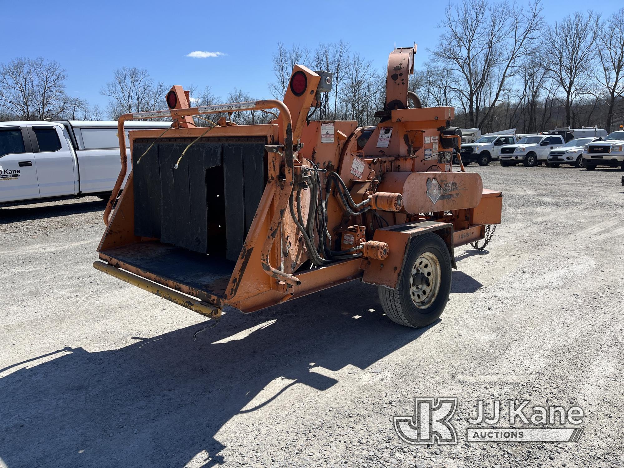 (Smock, PA) 2014 Morbark M12R Portable Chipper (12in Drum) No Title) (Not Running, Condition Unknown