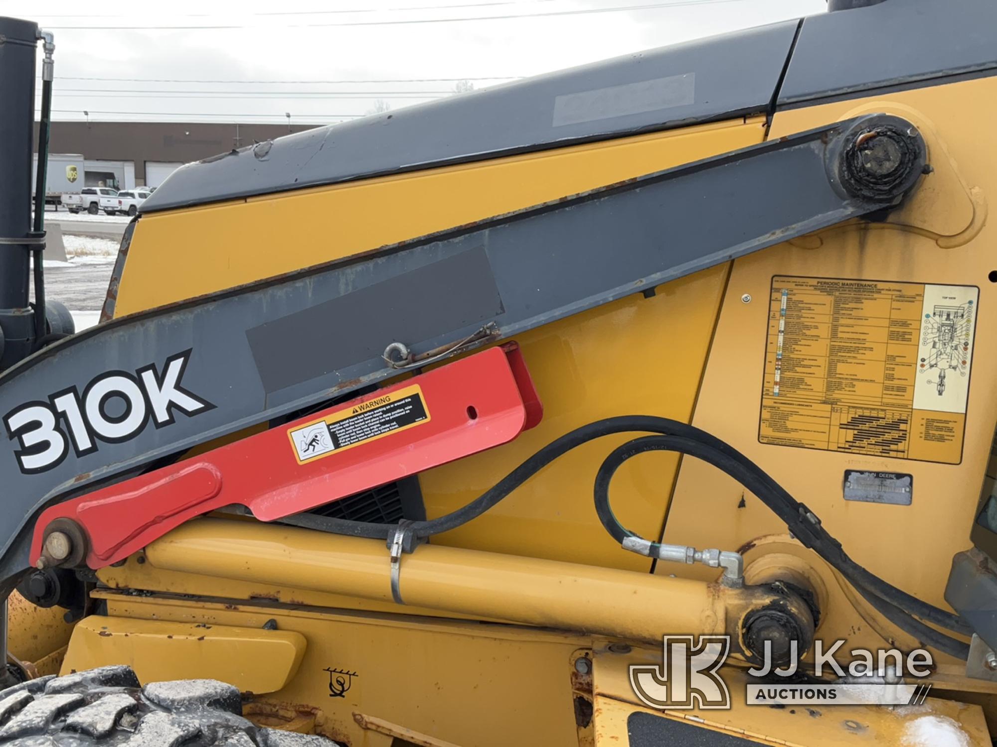 (Rome, NY) 2015 John Deere 310K 4x4 Tractor Loader Backhoe No Title) (Runs & Operates