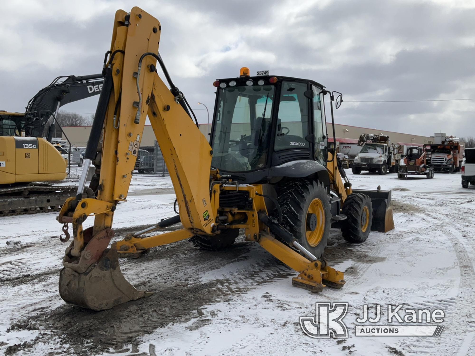 (Rome, NY) 2016 JCB 3CX-14 4x4 Tractor Loader Backhoe No Title) (Runs & Operates