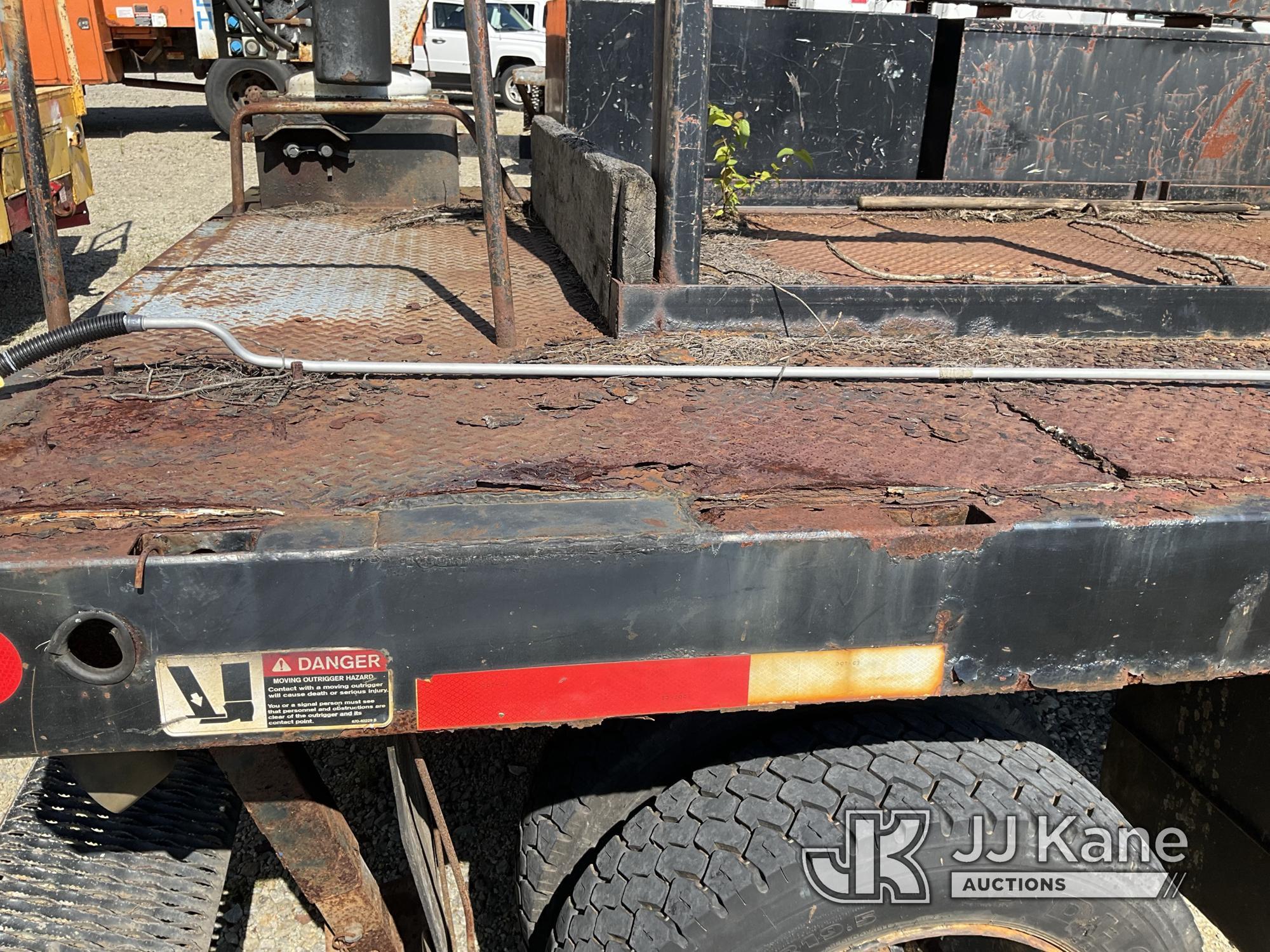 (Shrewsbury, MA) 2006 Chevrolet C4500 Flatbed Truck Not Running, Cranks, Drivetrain & Crane Conditio