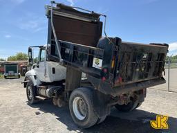 (Rome, NY) 2016 International 7400 Dump Truck Runs, Moves & Dump Operates, Body & Rust Damage, Smoke