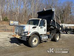 (Shrewsbury, MA) 2016 International 7400 Dump Truck Runs, Moves & Dump Operates) (Check Engine Light