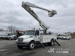 (Plymouth Meeting, PA) Altec AM55-E, Over-Center Material Handling Bucket Truck rear mounted on 2011