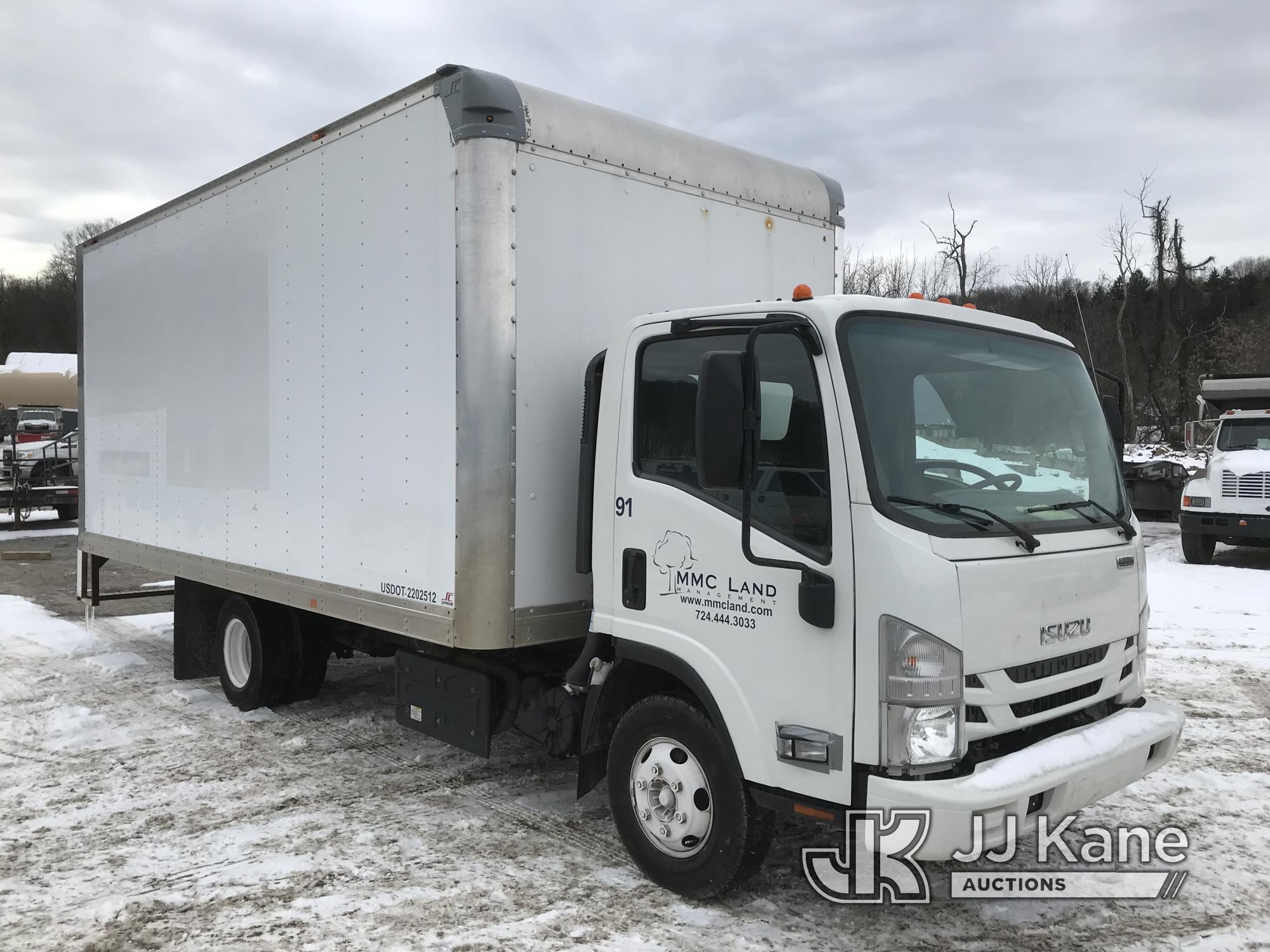 (Smock, PA) 2019 Isuzu NPR Van Body Truck Runs & Moves