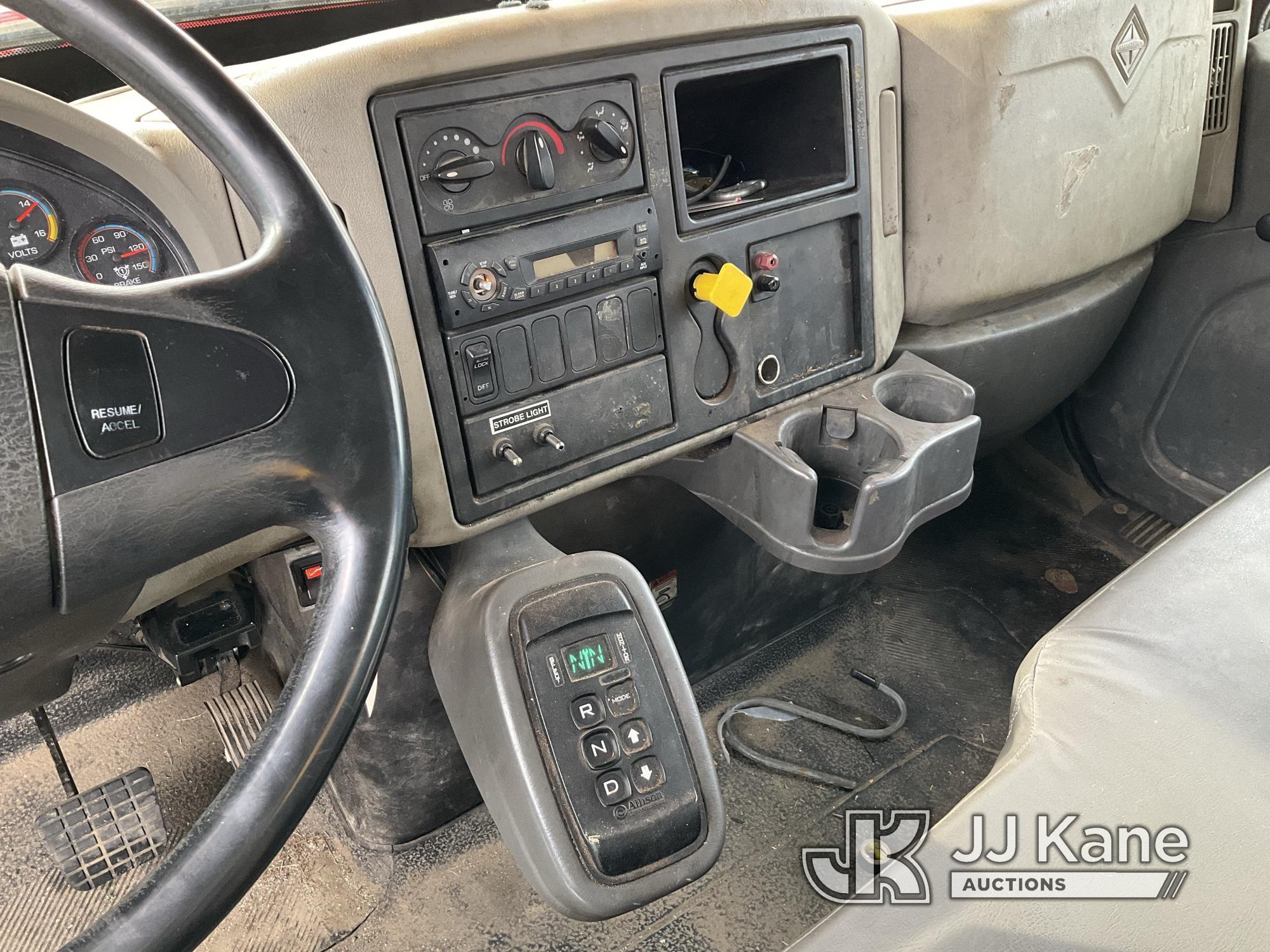 (Wells, ME) HiRanger XT60, Over-Center Bucket Truck mounted behind cab on 2012 International 4300 Ch