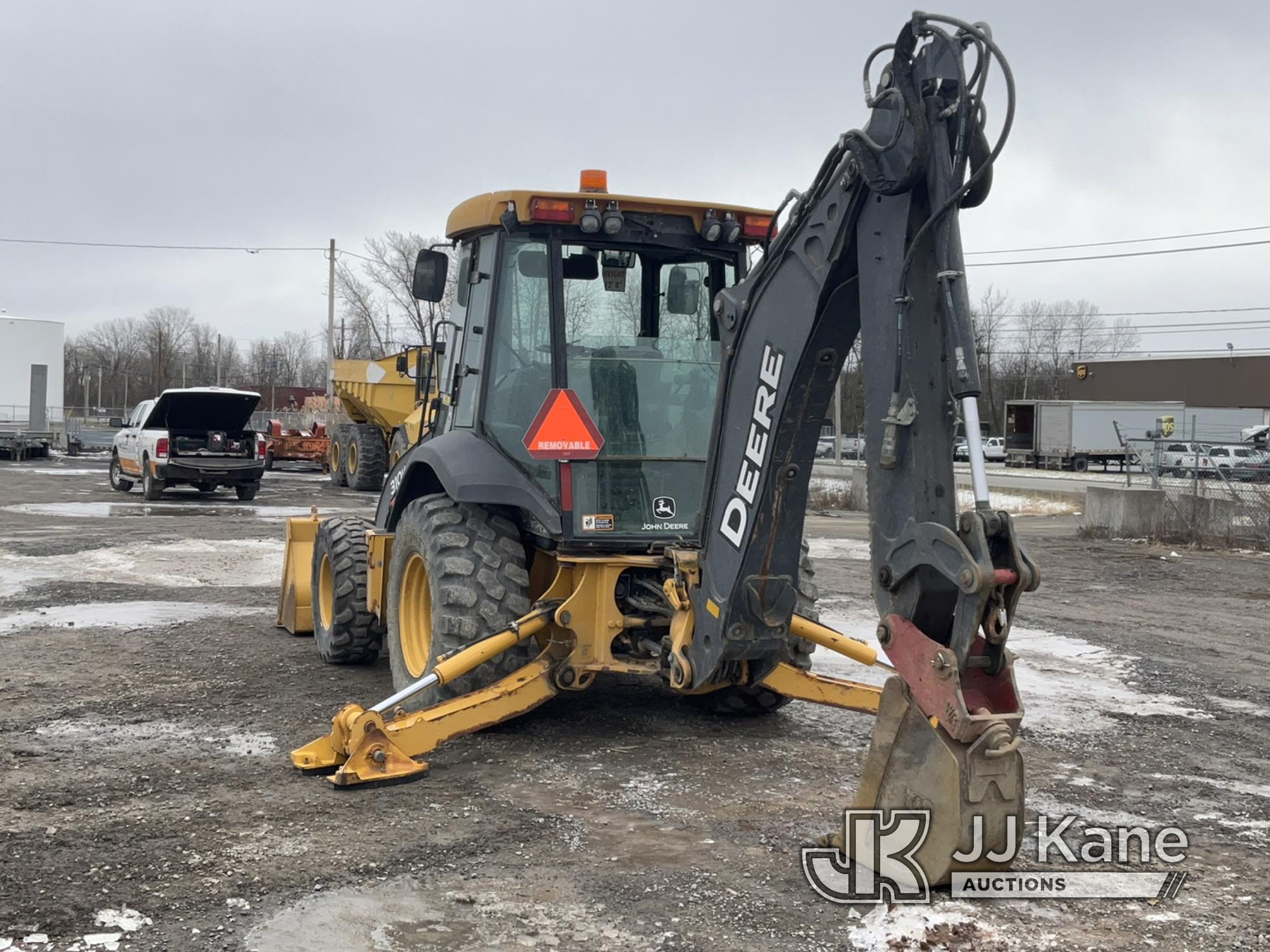 (Rome, NY) 2014 John Deere 310K 4x4 Tractor Loader Backhoe No Title) (Runs & Operates